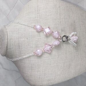 Safari Murano Art Glass Charm Necklace